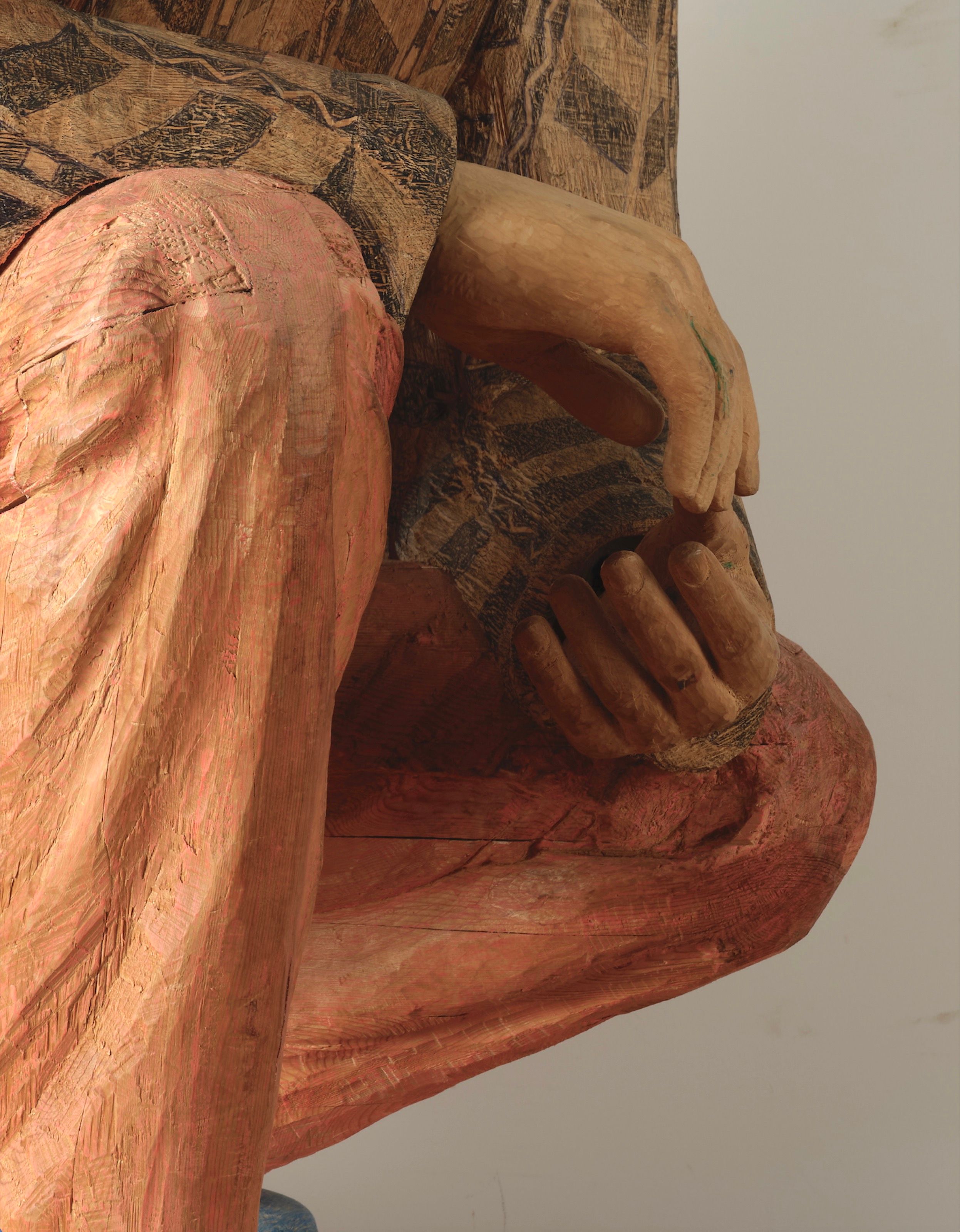 Alternate view of the Billy sculpture.