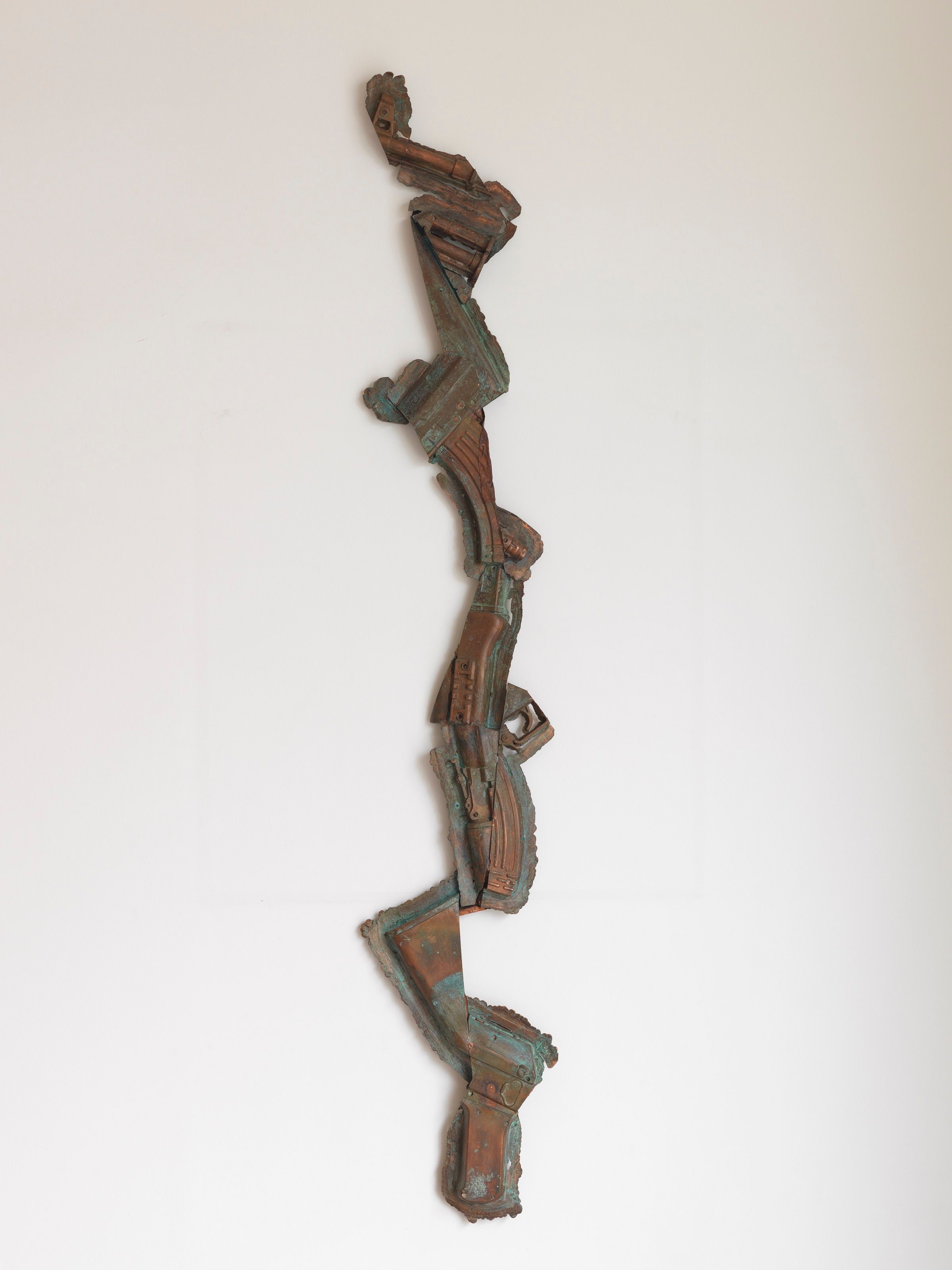 Overall view of the Coil sculpture.
