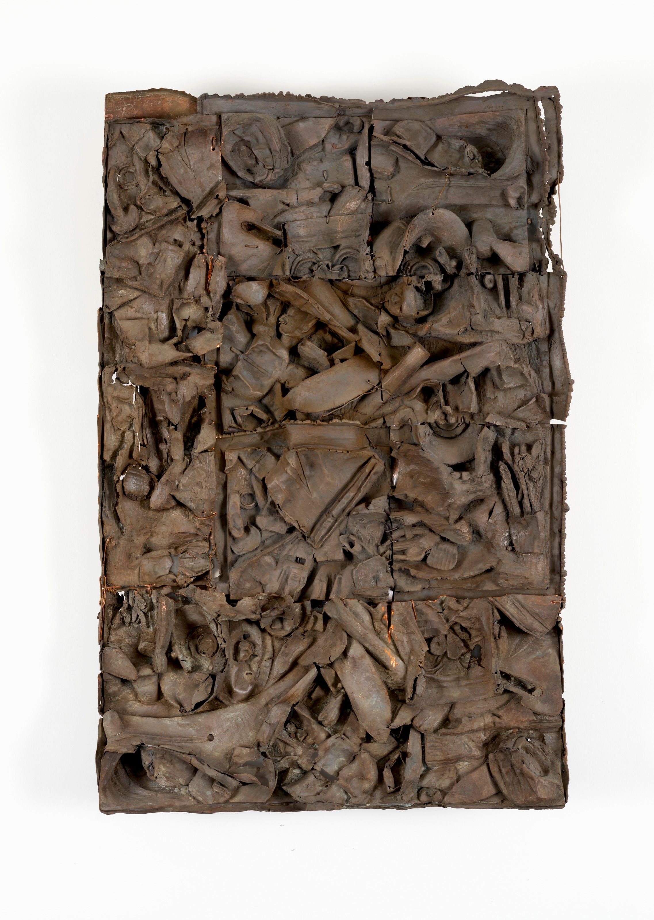 Overall view of the Pit B sculpture.